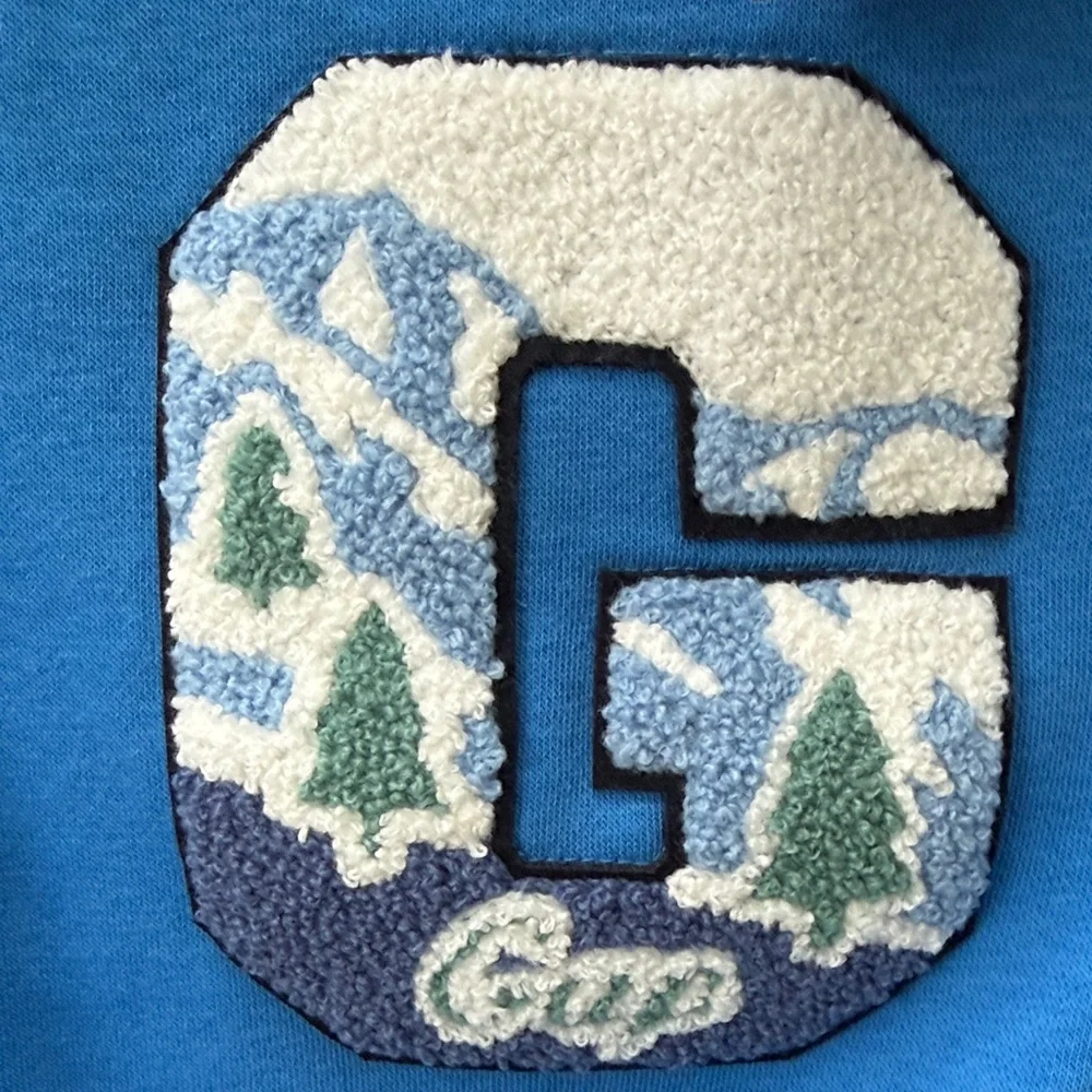 New GAP Kids Blue 'G' 3D Logo Sweatshirt